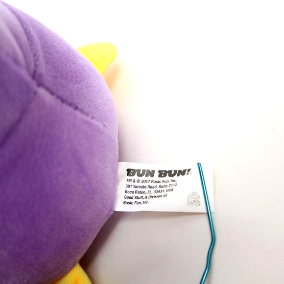 Two 7 Inch Bun Bun Stacking Plushes Purple Barn Owl & Red Bird Cardinal 2017 - Picture 4 of 11